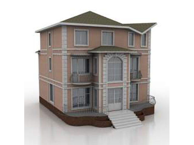 Free House N 3D model_1_2_2 For Architecture 3Ds Max Model Download